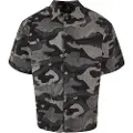 Urban Classics Laser Camo Printed Boxy Kortarmet Skjorte