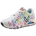SKECHERS for woman. 155507 Sneakers Uno multicolor, white (35), 3 to 5 cm, Laces