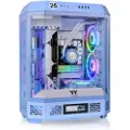 Thermaltake The Tower 600 - Mid tower - ATX - sidepanel med vindu (herdet glass) - ingen strømforsyning (PS/2) - hydrangea blue - USB/lyd