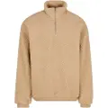 Urban Classics Oversized Teddy Genser Med Halv Glidelås