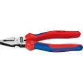 Knipex 02 02 180, Kombinasjonstang, Stål, Plast, Blå, Rød, 180 mm, 240 g