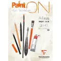 Clairefontaine PAINT-ON blok A4 toplimet 40 ark hvid