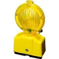 OTTO SCHACHNER Blinklampe, dobbelsidet LED 6V - 180mm gul linse, anvender 2 stk 6V batteri (medfølger ikke)