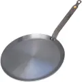 De Buyer 5615.30 ''Mineral B Element'' Pannekakepanne - Belagt med bivoks - Hvit stålplate - Diameter 30 cm
