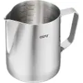 GEFU BARISTA, Rostfritt stål, Rostfritt stål, Monokromatiskt, 0,35 l, 350 ml, 76 mm