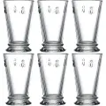 La Rochère La RochéreLong Drink Glass Abeille 6 glass La RochereTransparentGlassFra Homeroom