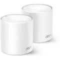 TP-LINK Deco X50 - Wi-Fi-system (2 rutere) - op til 4500 sq.ft - mesh - GigE - Wi-Fi (802.11ax) - Multi-Band - Hvid