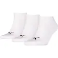 Puma Cushioned Sneaker Socks Unisex (3-pack), Clothing, White, 39-42