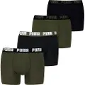 Puma Boxer Briefs (4-Pack) Men, Clothing, Green Combo, 6