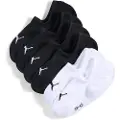 Puma High-Cut Footies Socks Unisex (6-pack), Clothing, Black/White, 35-38