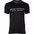 Armani Exchange for man. 8NZT72Z8H4Z1510 Regular fit navy knitted T-shirt (S), Casual, Cotton, Short sleeve