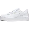 Puma Carina Street Youth Sneakers, Shoes, White/Gold, 37.5