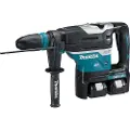 Makita DHR400ZKUN LXT, Boremaskin med pistolgrep, SDS Max, Børsteløs, Sort, Blå, 10,5 cm, 500 RPM