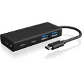 Icy Box IB-HUB1426-CPD - Hub - 4 x SuperSpeed USB 3.0 - stasjonær