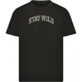 Urban Classics Stay Wild Leo Kids T-skjorte svart