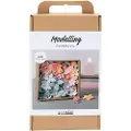 Creativ Company DIY Kit Modellering, Blomster, pastellfarger, 1 pk.