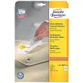 Avery - Fjernbart adhesiv - hvit - 99.1 x 42.3 mm 300 etikett(er) (25 ark x 12) merkelapper