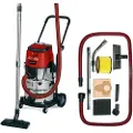 Einhell TE-VC 36/30 Li S-Solo, Trommelvakuum, Tørr & våt, Støv pose, 30 l, Filtrering, 76 dB - SOLO