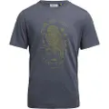 Lundhags Järpen Printed T-skjorte M, t-skjorte, herre, blå