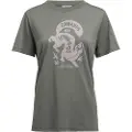 Lundhags Järpen Printed T-shirt, t-skjorte, dame, grønn