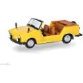 Herpa 024808-004 H0 Personbil model Trabant Spande, gul