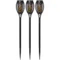 Star Trading Solcelle-sokkellampe 3-p Flame Mini