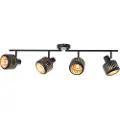 Brilliant Tyas 99945/86 Loftsbelysning E14 Sort, Guld