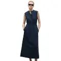Ecoalf for woman. MCWGADRMIKA00712S25-161 Mika marno dress (XS), Casual, Short sleeve, Organic Cotton, Sustainable, Navy