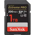 SanDisk Extreme Pro - Flashminnekort - 1 TB - Video Class V30 / UHS-I U3 / Class10 - SDXC UHS-I
