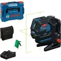Bosch Krysslaser GCL 12V-50-22 CG Grønn + Holder RM 20 + Adapter AA 1 1x2.0Ah