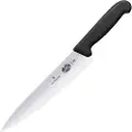 Victorinox Kokkekniv Victorinox 22 cm Bølgeskær med Fibrox greb Sort,stk