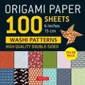 Tuttle Studio Origami Paper 100 sheets Washi Patterns 6' (15 cm)
