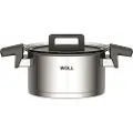 Woll Pot Concept, steel, with lid, ø 18 cm