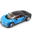 Maisto Food Composite modell Bugatti Chiron blå / svart