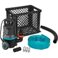 Gardena 9000 nedsenkbar pumpe for rent vann