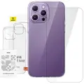 Baseus Klar sak Baseus iPhone 14 Pro Max+ herdet glass