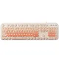 Mofii kablet tastatur med bakgrunnsbelysning Love Me (Beige)