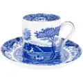 Spode SpodeKaffekopp med fat Blue Italian 9 clBlåKopper & krusFra Homeroom