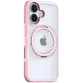 Torras Ostand R Fusion-etui for iPhone 16 (rosa)