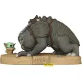 Funko POP! Pop! Stjernekrigen Boba Fett Superstor Jumbo Boken Om Grogu Med Rancor-figur