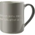 Adlibris Astrid Lindgren Mugg Ge Barnen Kärlek 35 cl Grå, Design House Stockholm