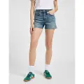 Lee Rider 5 Pocket Straight Fit Korte Jeans