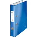 Leitz WOW 180° - Hevarmbuefil - bokryggbredde: 50 mm - for A4 (210 x 297 mm) - kapasitet: 350 ark - blå metallic