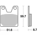 Brembo 07ya3807 Bremseklosser