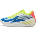 Puma All-Pro NITROâ¢ Basketball Shoes Unisex, Shoes, White/Yellow Alert/Pink Alert, 52