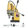 Vevor magnetbor, 1400 W motor 1,6 tommer borediameter, 2810 lbf bærbar elektrisk magnetborepresse, 800 o/min tomgangshastighet, boremaskin for metalloverflater, industri og forbedring av hjemmet