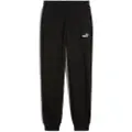 Puma ESS Small No. 1 Logo Comfort High-Waist Sweatpants Women, Clothing, Black, S