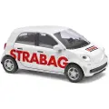 Busch 49562 H0 Personbil model Smart Forfour 14, Strabag