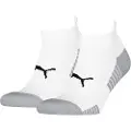 Puma Unisex Sneaker Socks 2 pack, Clothing, White, 35-38