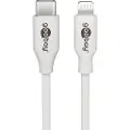 Goobay - Lightning-kabel - 24 pin USB-C hann til Lightning hann - 1 m - hvit